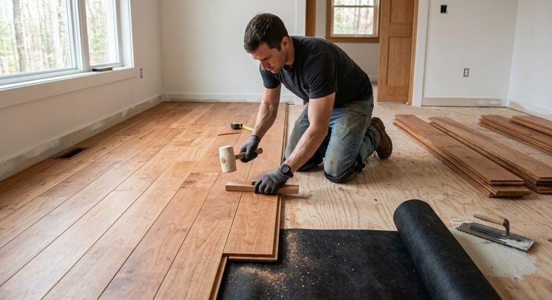 Cherry Floor Installation in Palm Coast, FL