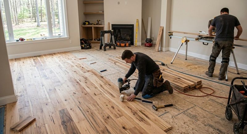Hickory Floor Installation in Palm Coast, FL