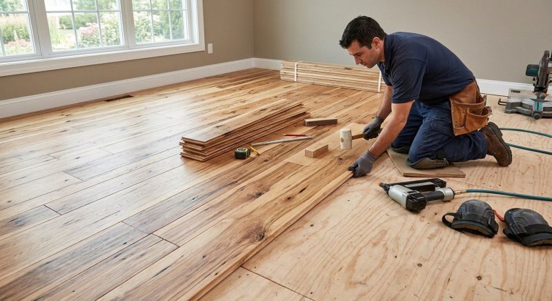 Hickory Floor Installation in Palm Coast, FL