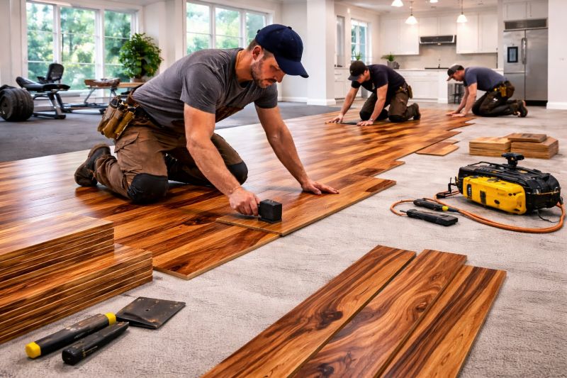 Teak Flooring Installation in Palm Coast, FL
