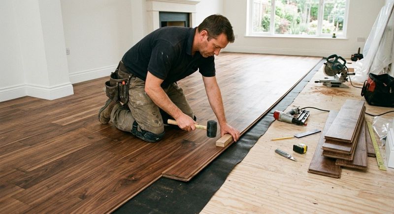 Walnut Flooring Installation in Palm Coast, FL