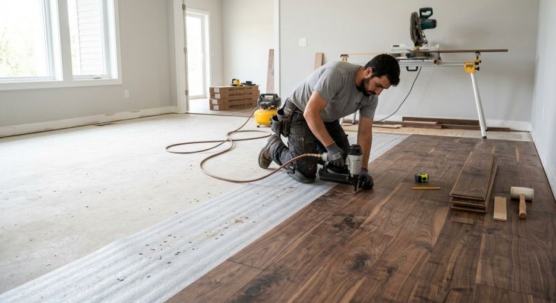 Walnut Flooring Installation in Palm Coast, FL