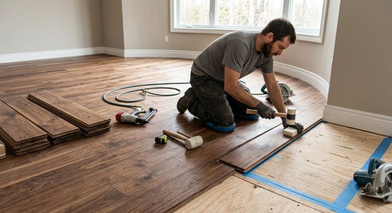 Walnut Flooring Installation in Palm Coast, FL