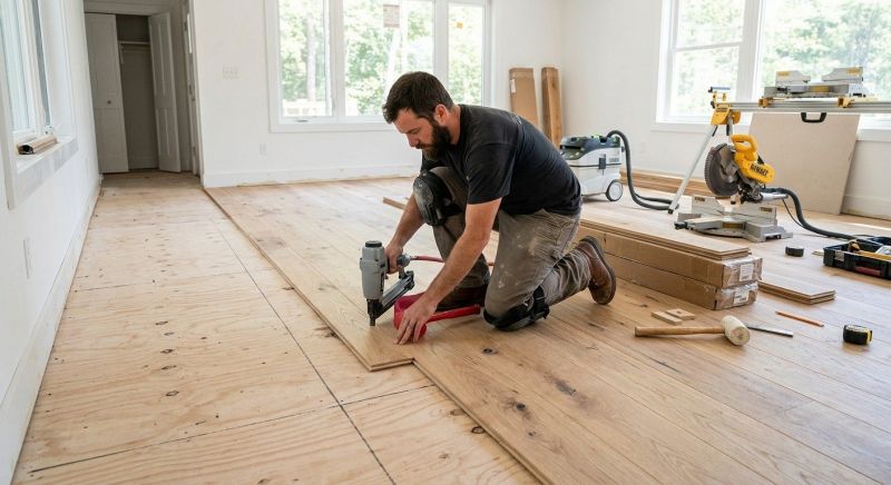 White Oak Floor Installation in Palm Coast, FL